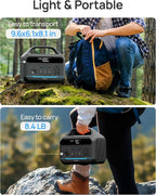 DARAN Portable Power Station 600W - 288Wh Solar Generator LiFePO4 Battery - Image 7