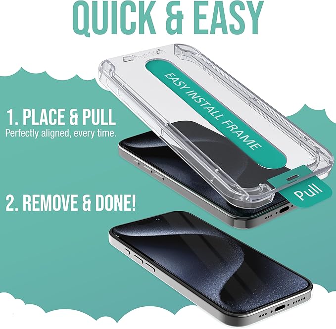 Smartish® iPhone 15 Plus Screen Protector - Image 2