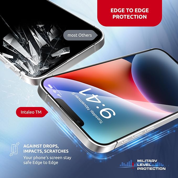 Screen Protector for iPhone 16e/14/13Pro/13 – Full Edge-to-Edge Protection - Image 6