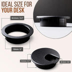 MAHDPRO Desk Grommet 2 Inch Pack of 10 - Image 2