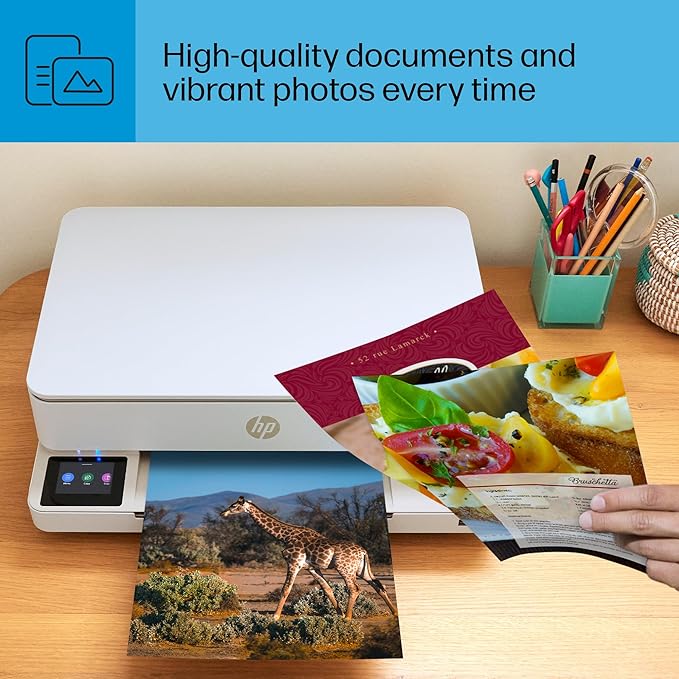 HP Envy 6155e Wireless All-in-One Color Inkjet Printer, Duplex Printing - Image 11