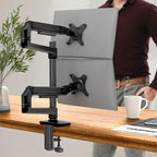 Dual Monitor Mount, Holds Screens up to 40 Inches and 25 lbs, Fully Adjustable - Image 7