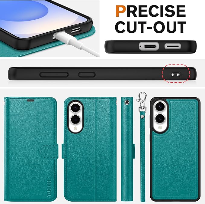 TUCCH Case for Galaxy S25 Edge, Detachable Wallet - Image 8