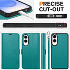 TUCCH Case for Galaxy S25 Edge, Detachable Wallet - Image 8