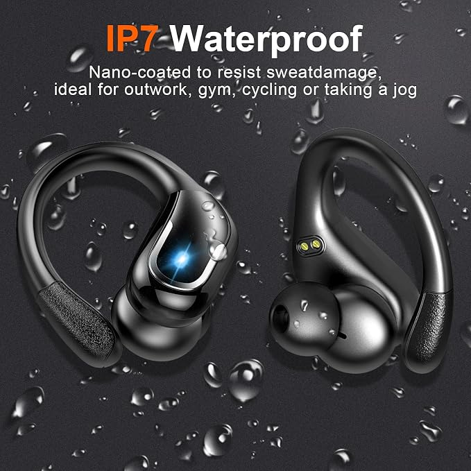 Ltinist Wireless Earbud, 75H Battery Over Ear Headphones - Image 6