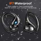 Ltinist Wireless Earbud, 75H Battery Over Ear Headphones - Image 6