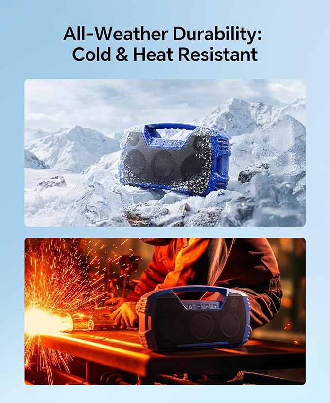 IPX7 Waterproof Outdoor Bluetooth Speaker, 32H Playtime, Floating Design - Image 6