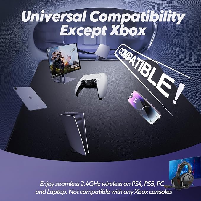NUBWO G06 Dual Wireless Gaming Headset - Image 7