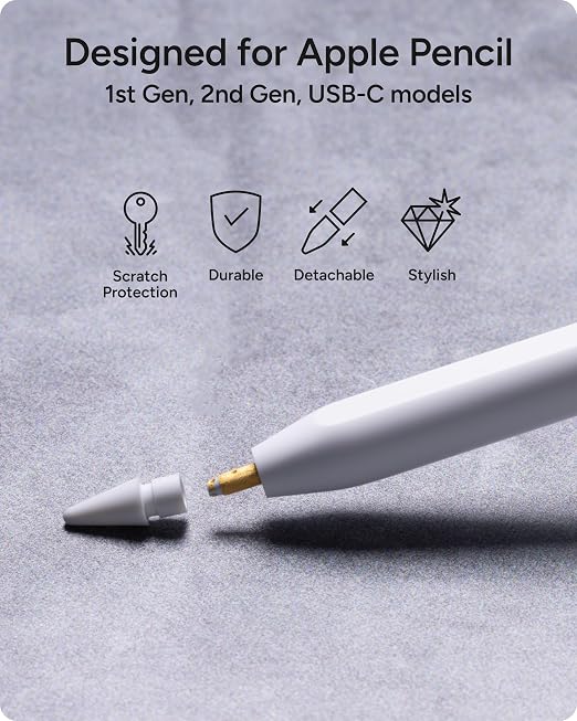 ZAGG Replacement Tips for Apple Pencil 1st Gen, 2nd Gen, & USB-C - Image 8
