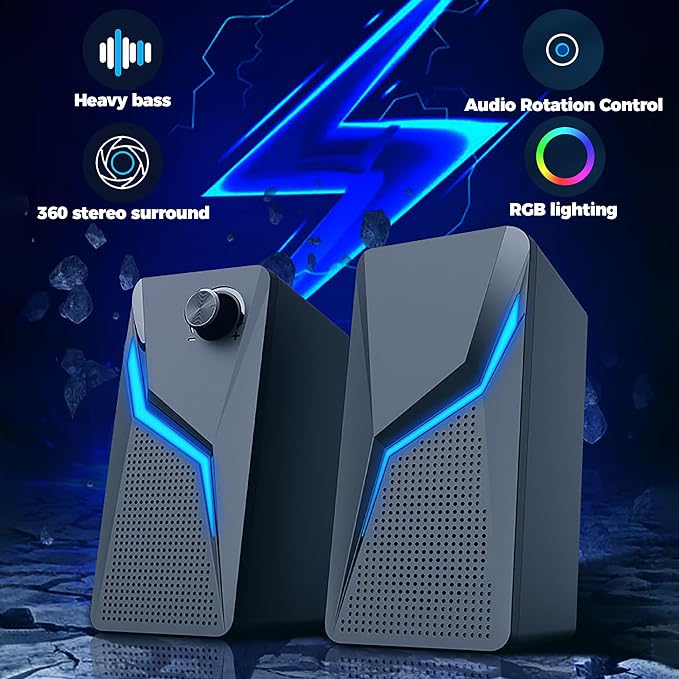 ROSON Computer Speakers, PC Gaming Speakers - Image 2