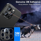 Esanik Upgrade 2 Pack for iPhone 15 Pro/iPhone 15 Pro Max Camera Lens Protector - Image 5