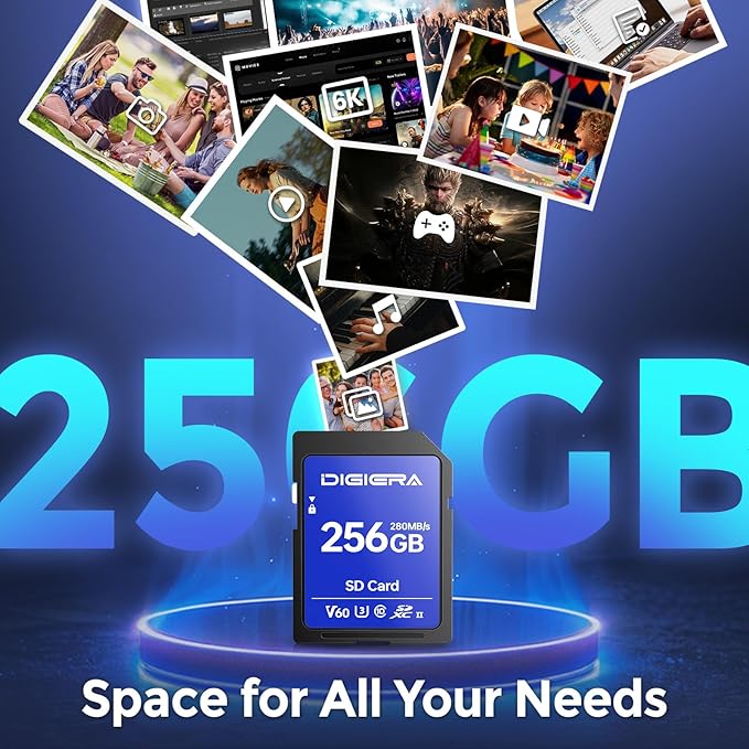 256GB LSU100 SDXC UHS-II Memory Card - Image 3