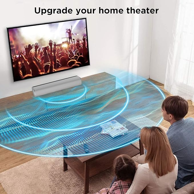 MZEIBO Sound Bar for TV, Soundbars Smart Portable Wireless Sound System - Image 8
