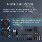 240mm Adjustable Computer PC Vent Fan 3-12V Speed Controller - Image 7