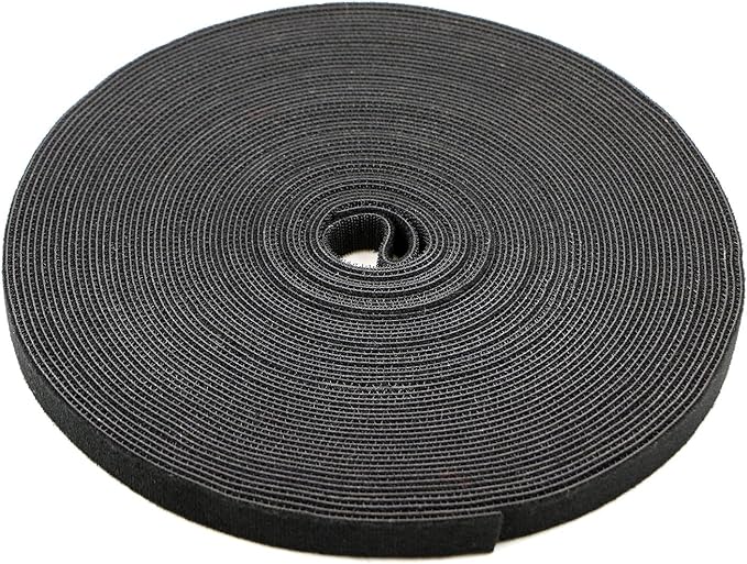 Pasow fastening tape Cable Tie Double Side Nylon Power Wire Management 3/4Inch by PASOW