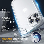 Miracase Glass Case for iPhone 13 Pro Max 6.7 inch, Upgrade Full-Body Clear - Image 5