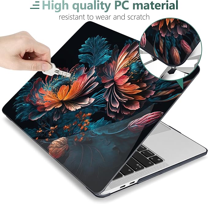 MEEgoodo Case for MacBook Pro 13 inch 2022 2021 2020 New A2338 M2/M1 A2251 A2289 - Image 3