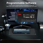 RedThunder K95 Wireless Mechanical Keyboard, TFT Screen & Knob, Trip-Modes - Image 8