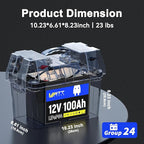 12V 100Ah LiFePO4 Lithium Battery - Image 2