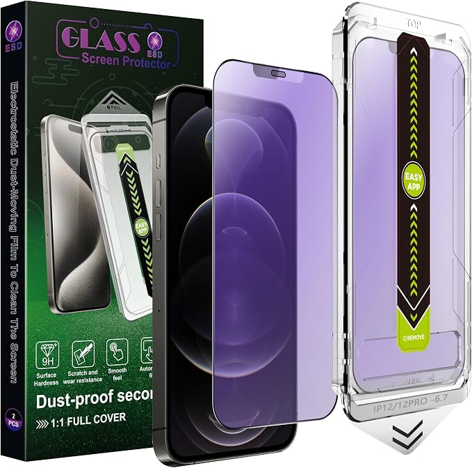 9H Tempered Glass, Anti-Glare, Full Coverage, Anti-Fingerprint, Auto Dust by SYSHANGYAN