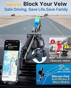 YRU Car Phone Holder Mount, Dashboard Cell Phone Holder - Image 5