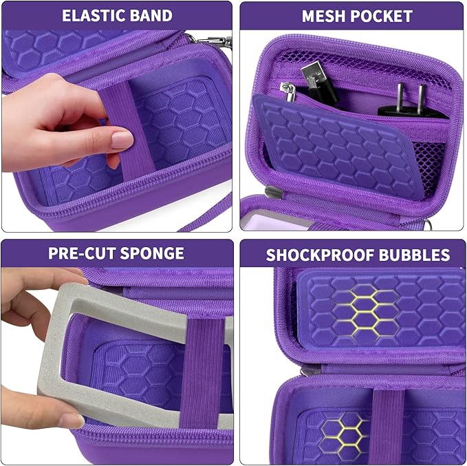 Carrying & Protective Case for Digital Camera, AbergBest 21 Mega Pixels 2.7" - Image 3