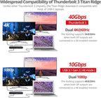 SIIG Thunderbolt 3 or USB C Dual 4K Display Docking Station - Image 7