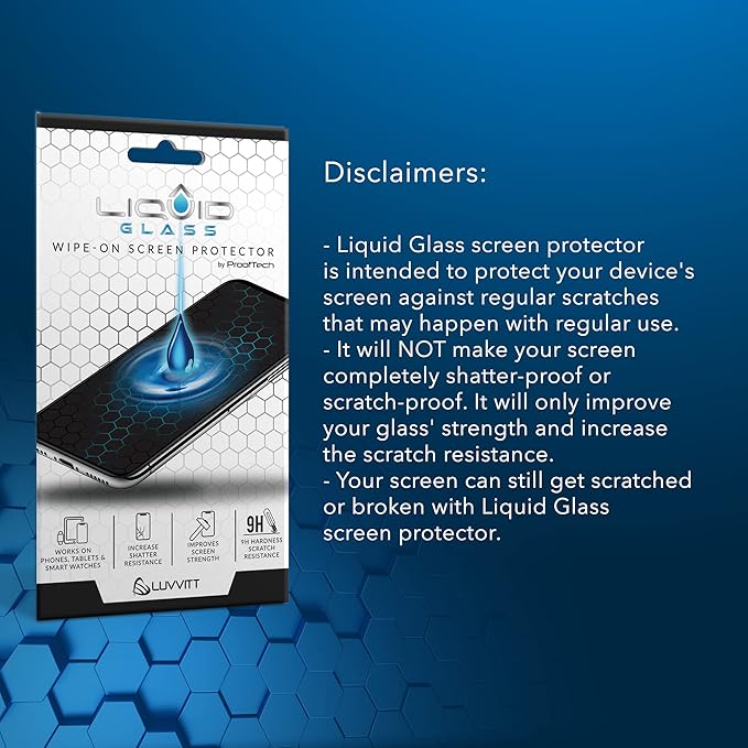 LIQUID GLASS Screen Protector Wipe On Scratch and Shatter Resistant Nano - Image 6