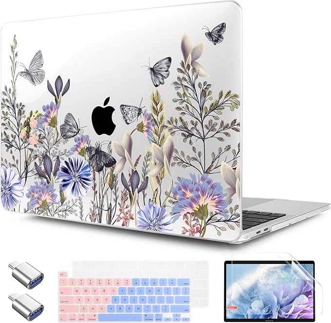 TWOLSKOO Compatible with MacBook Pro 13 inch Case 2023-2016 A2338 M2/M1 A2251 by TWOLSKOO