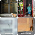 28 Sheets Window Screen Patches Repair Kit, Strong Adhesive Fiberglass Quick - Image 6