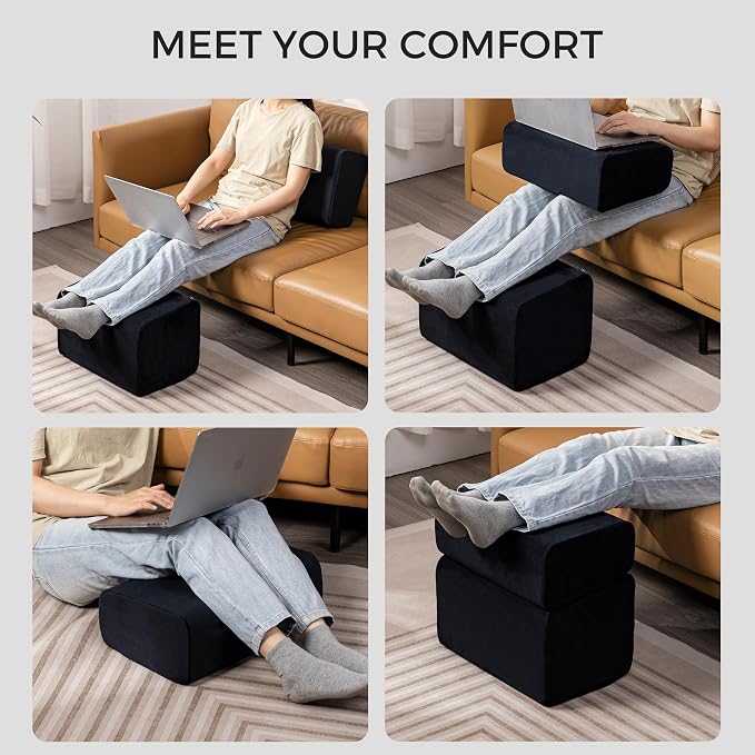 Ganondorf Foot Rest for Under Desk at Work Adjustable Foot Rest Under Desk - Image 3