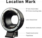 VILTROX EF-EOS M Mount Camera Adapter, Autofocus Lens Converter Ring, EF-M Lens - Image 3
