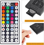 44 Key RGB LED Strip Light Remote Controller, IR Remote Controller Replacement - Image 4