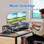 Simple Trending 2 Tier Metal Monitor Stand Riser - Image 6