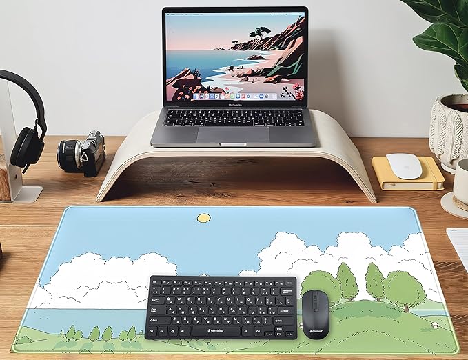 Cute Anime Desk Mat Kawaii Mousepad, Anime Street Aesthetics Desk Pad XXL - Image 6