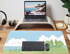 Cute Anime Desk Mat Kawaii Mousepad, Anime Street Aesthetics Desk Pad XXL - Image 6
