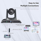 Tenveo PTZ Conference Room Camera 10X Optical Zoom USB3.0/HDMI/RS232 Wide Angle - Image 6
