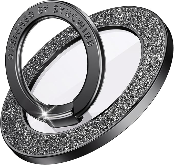 Syncwire Magnetic Phone Grip for MagSafe, Sparkle Phone Ring Holder, Rotatable by SYNCWIRE