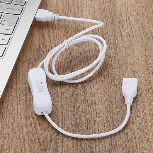 MECCANIXITY USB Cable with ON/Off Toggle Switch, USB Male to Female Extension - Image 5