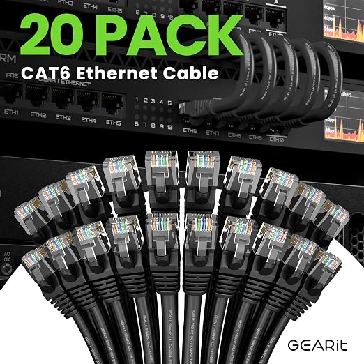 GearIT Cat 6 Ethernet Cable Pack - Image 2