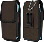 Phone Holster for Belt with Metal Clip and Magnetic Closure Compatible with by ACCKUO