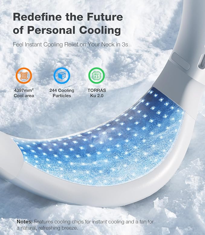 TORRAS COOLiFY Air 2025 Upgraded Neck Fan Air Conditioner, Dual-Airflow Pro - Image 3