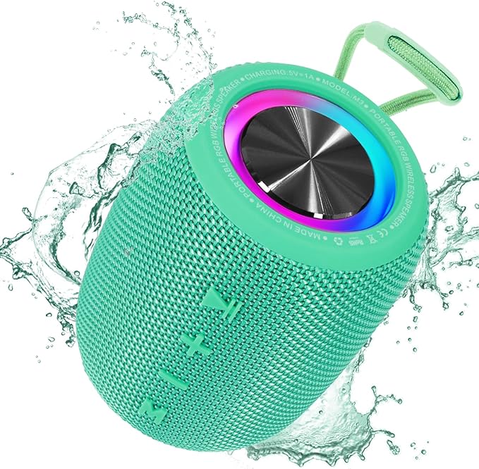Portable Bluetooth Speaker, BT5.3 Wireless Speaker 20W Bass Diaphragms by SENXINGYAN
