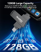 128GB Flash Drive for iPhone iPad, USB3.0 High-Speed Memory Stick No App Needed - Image 6