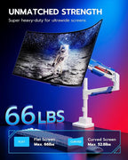 ARES WING Single Monitor Mount, Ultrawide Monitor Arm - Image 2
