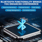 12V 100Ah BCI Group 24 Bluetooth LiFePO4 Battery, 120A BMS Rechargeable Mini - Image 3