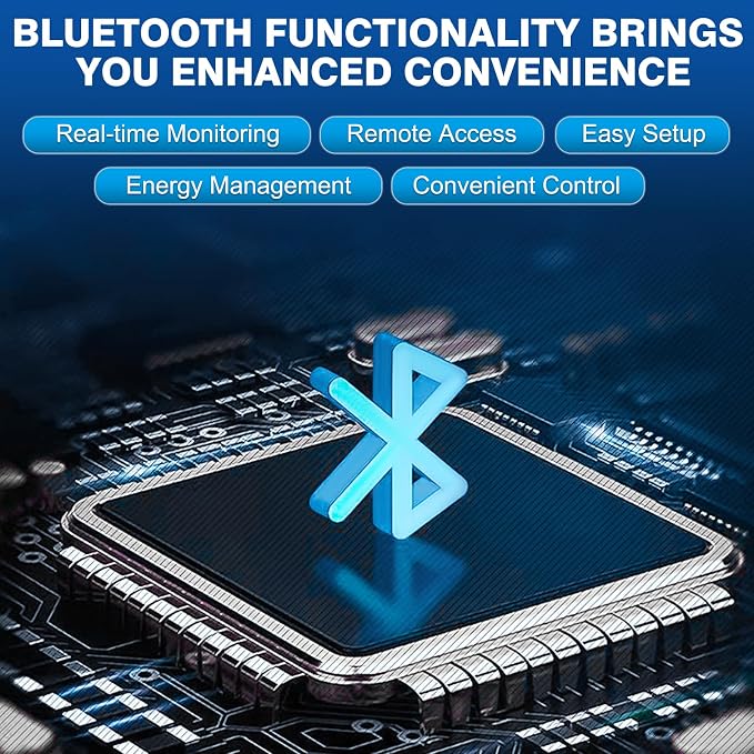 12V 100Ah BCI Group 24 Bluetooth LiFePO4 Battery, 120A BMS Rechargeable Mini - Image 3