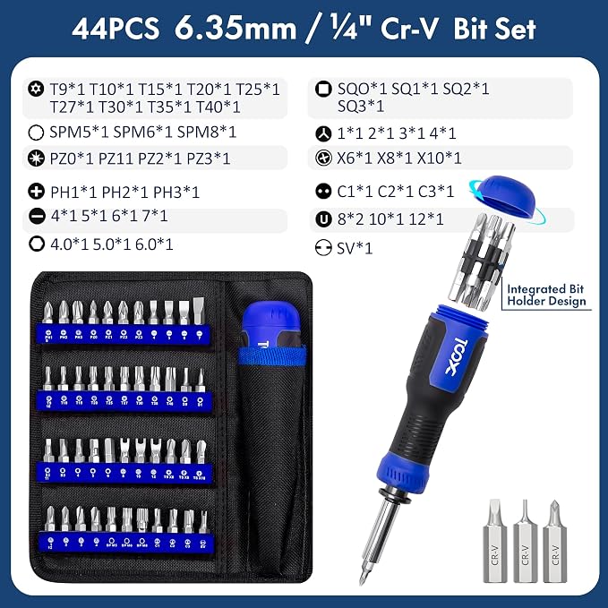 XOOL 200 in 1 Precision Screwdriver Kit, Electronics Repair Tool Magnetic - Image 4