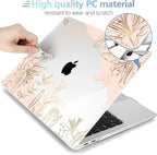 MEEgoodo Case for MacBook Pro 13 inch Case 2022 2021 2020 New A2338 M2/M1 A2251 - Image 3