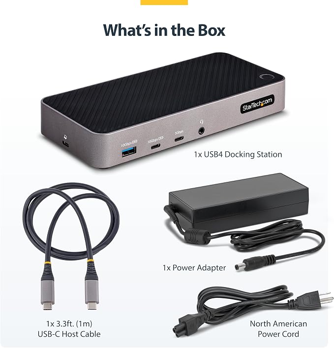StarTech.com USB-C Triple Monitor Docking Station - Image 7